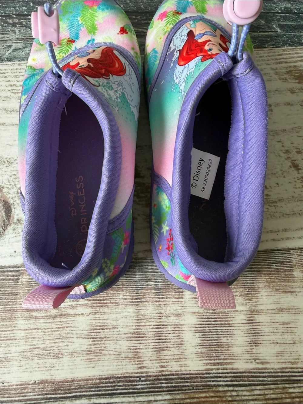 DISNEY Princess Ariel Swim SHOES Water SHOES Sz 11/12